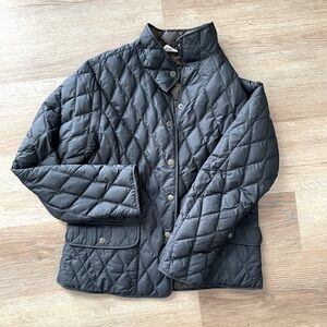 Eddie Bauer Quilted riding style jacket with 100% down fill
